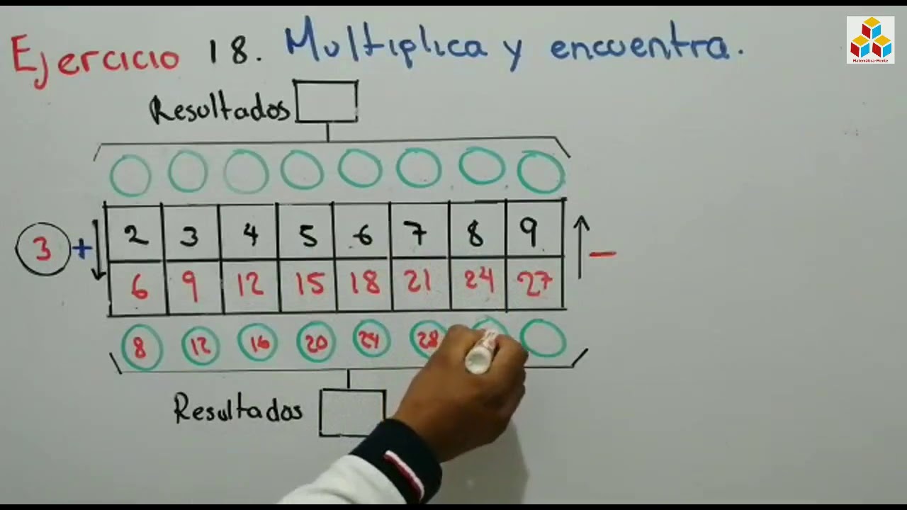 Ejercicio 18: Multiplica y encuentra