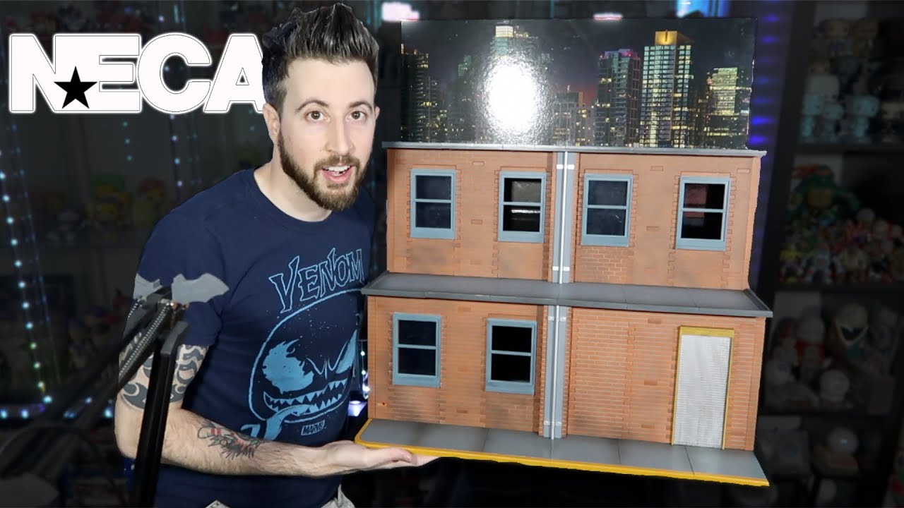 NECA STREET SCENE DIORAMA (UNBOXING + REVIEW)