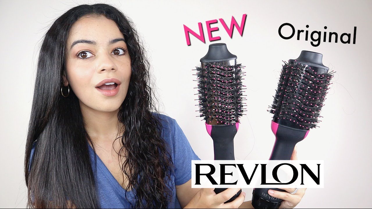 TESTING THE NEW SMALLER REVLON ONE STEP DRYER AND VOLUMIZER ON CURLY HAIR