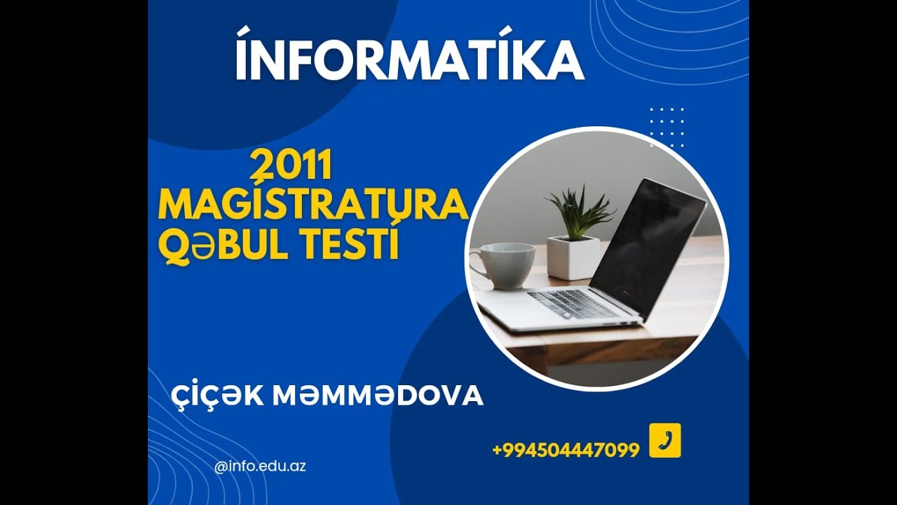 2011-ci il Magistraturaya qəbul suallarının izahı