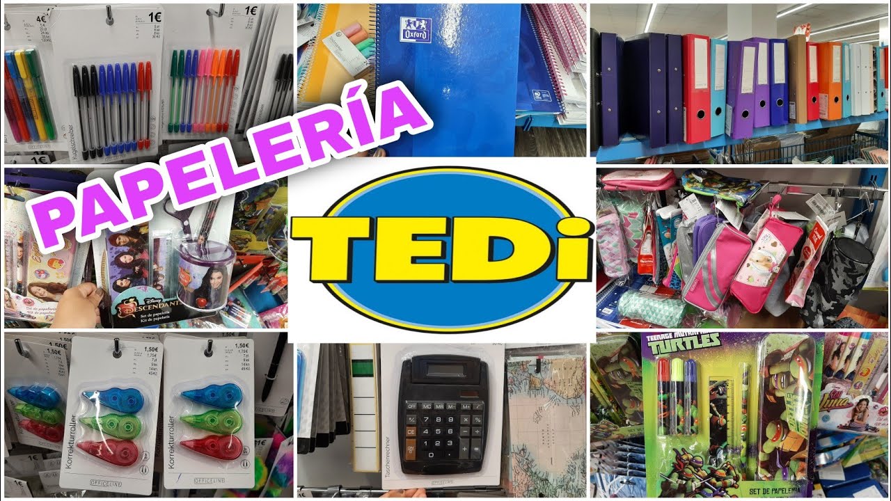 NOVEDADES👍🏻 EN MATERIAL ESCOLAR📚 (PAPELERÍA) TEDi MAYO 2021/TEDi الجديد مايو في اللوازم المدرسية