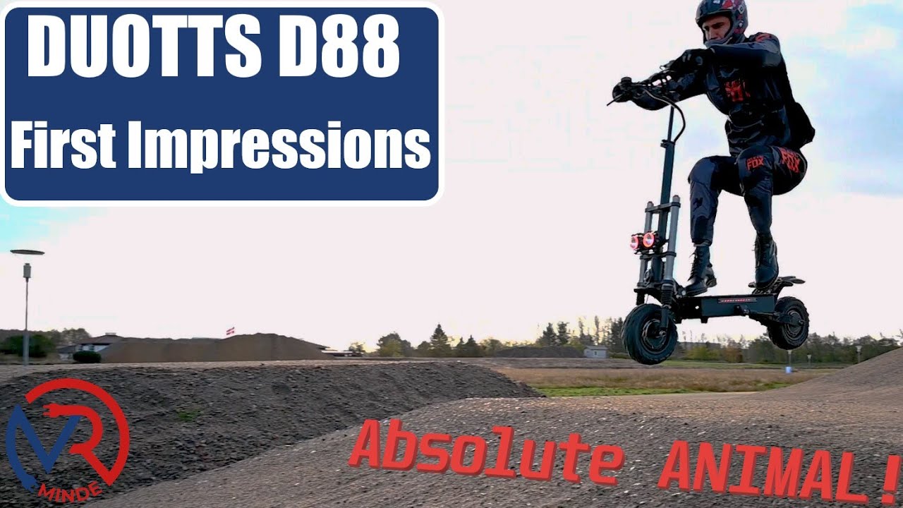 Электросамокат DUOTTS D88. Первые впечатления. Обзор.