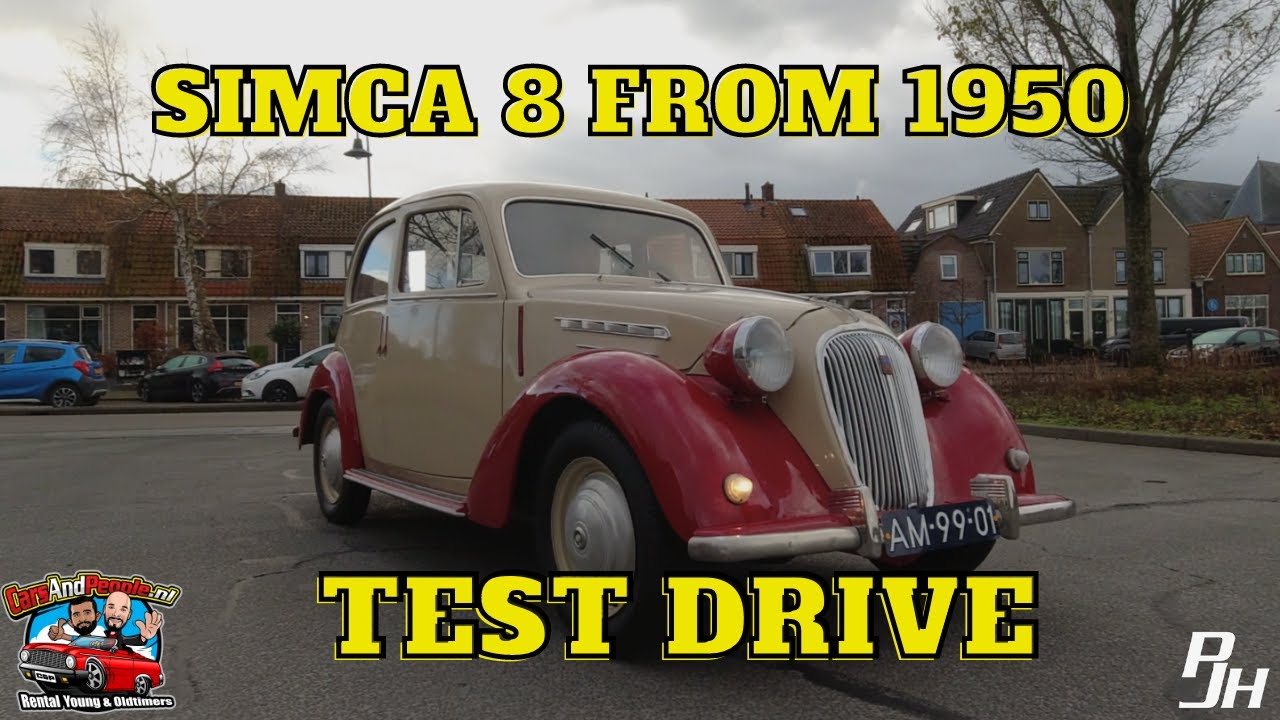 [ENG SUBS] Unique Simca 8 1950 TestDrive Oldtimer Classic Car Review Test Drive