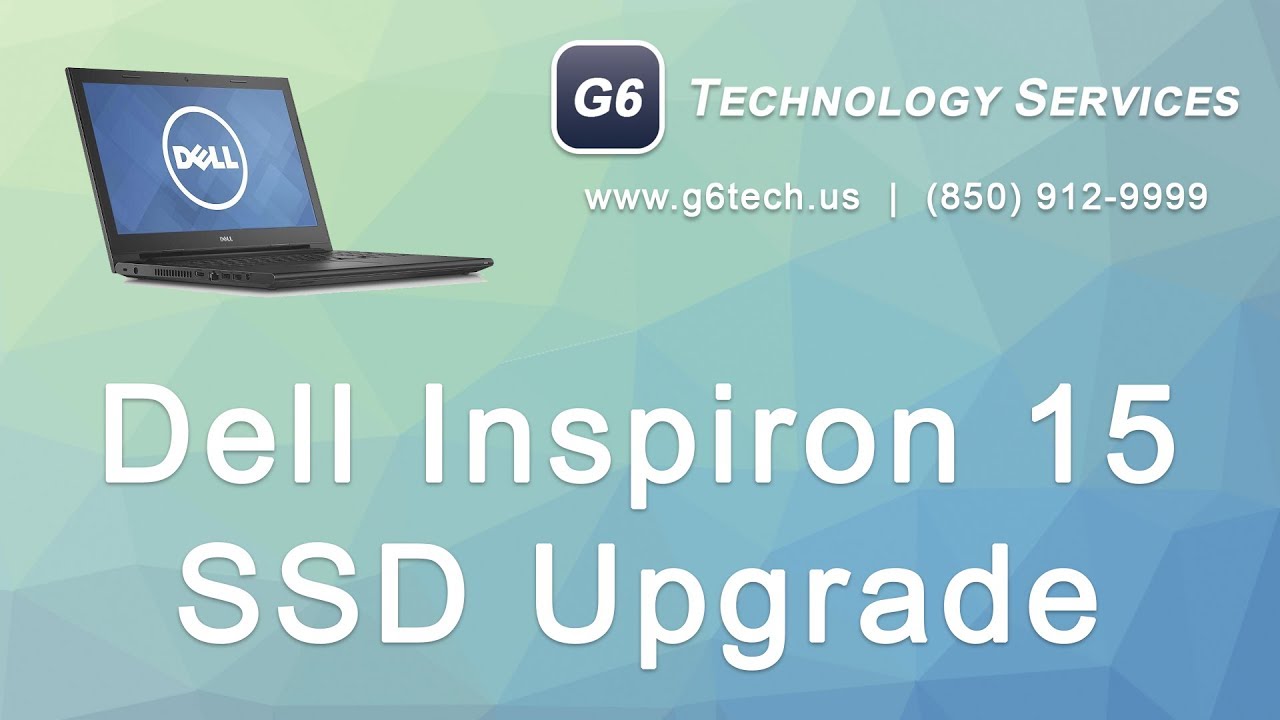 Обновление SSD-накопителя Dell Inspiron 15 3000