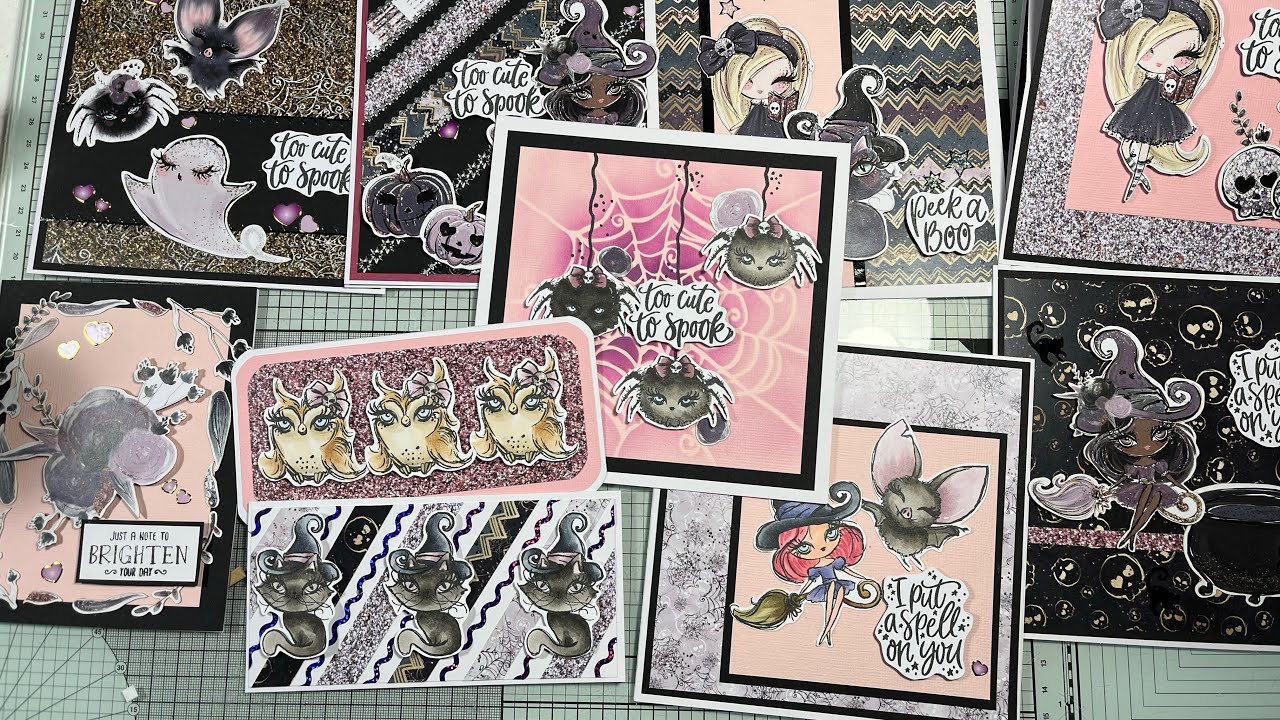 10 Cards 1 Kit Love From Lizi Happy Haunting Part 2