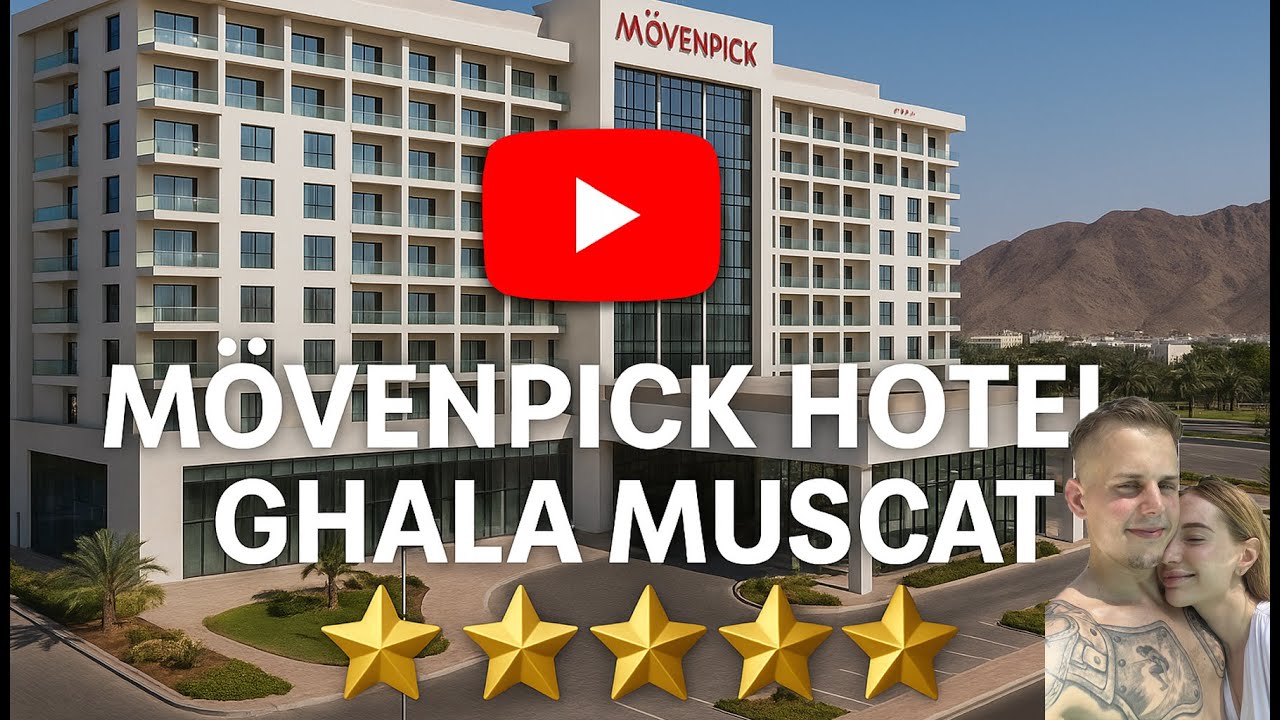 🌴 Luxusní hotel v Ománu? Tohle jsme od Mövenpick Muscat opravdu nečekali! 😱