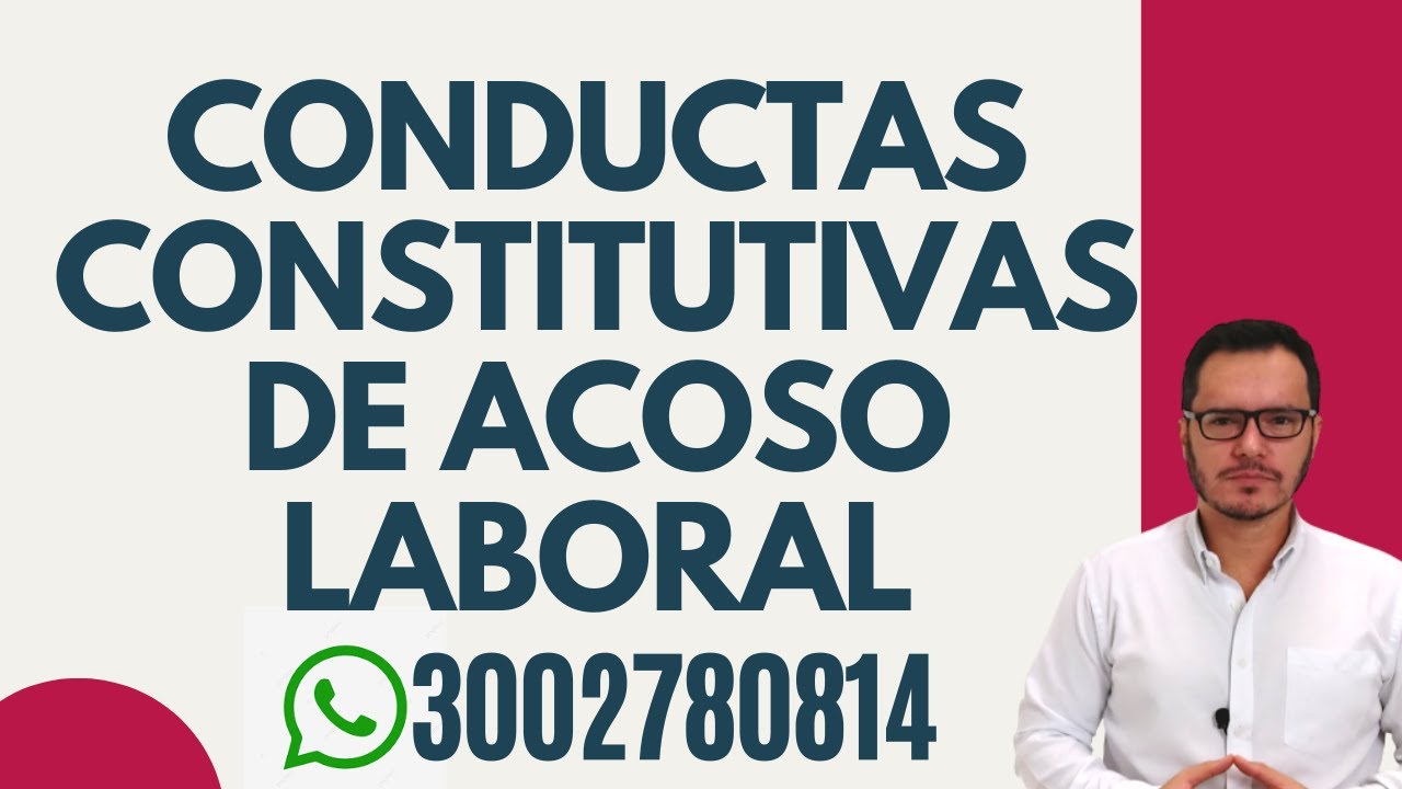 😱ACOSO LABORAL | CONDUCTAS DE ACOSO LABORAL EN COLOMBIA😱