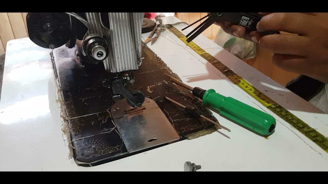 como poner rueda (prensa tela)a máquina singer antigua.⚙️.