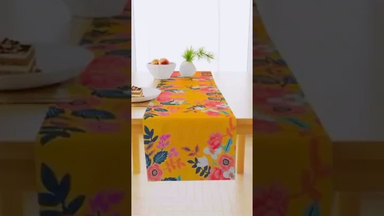 Fancy Table runner 🍽️🪑💛 #ytshots #meesho #trending #homedecor #ashortaday