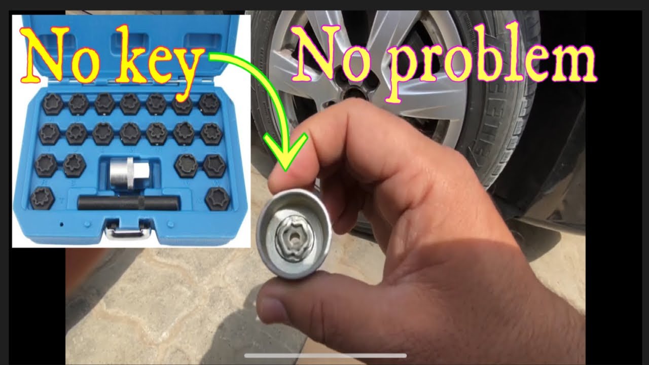 Audi wheel lock key lost 😭. what to do now .