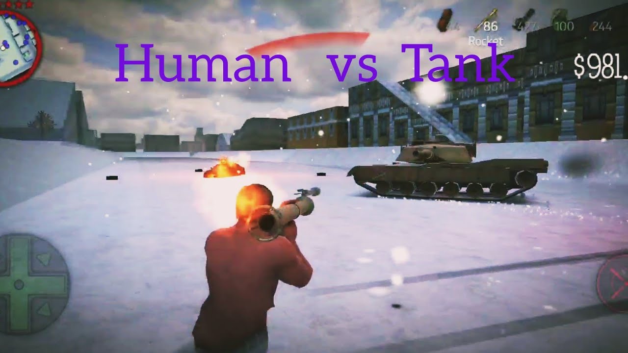 HUMAN VS TANK - Payback 2