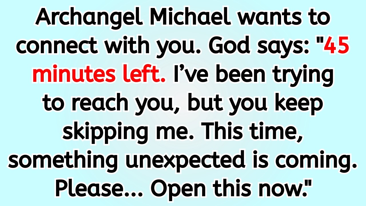 🔴 Archangel Michael wants to connect with you. God says: 