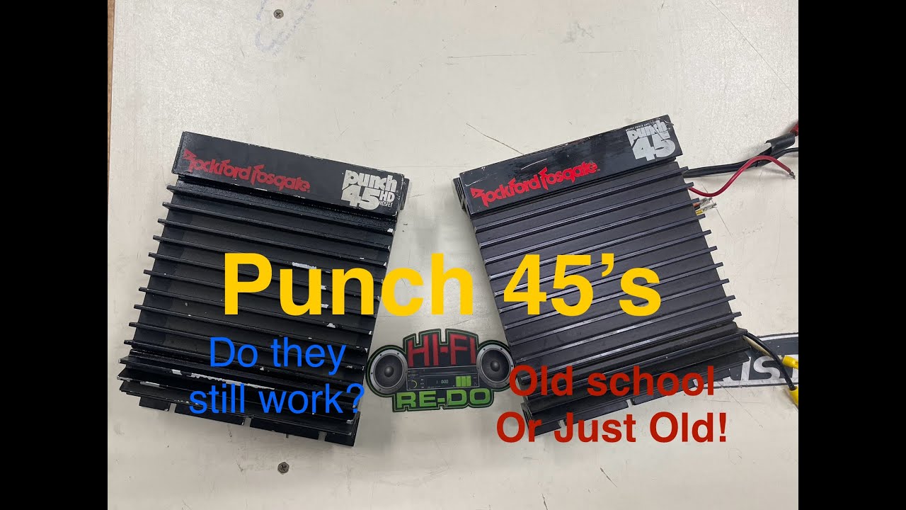 Old School Punch 45 tests.  45 vs 45hd