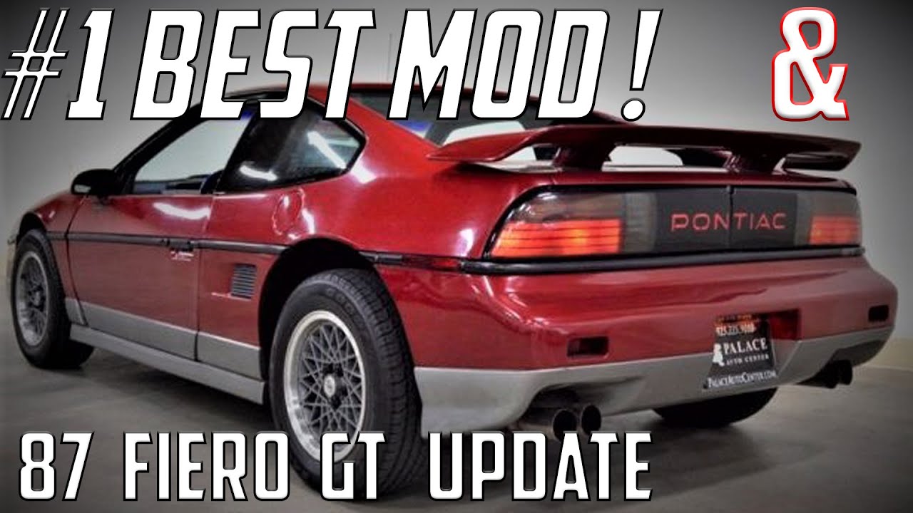 The BEST Pontiac Fiero Upgrade EVER & Update on the 1987 Fiero GT!