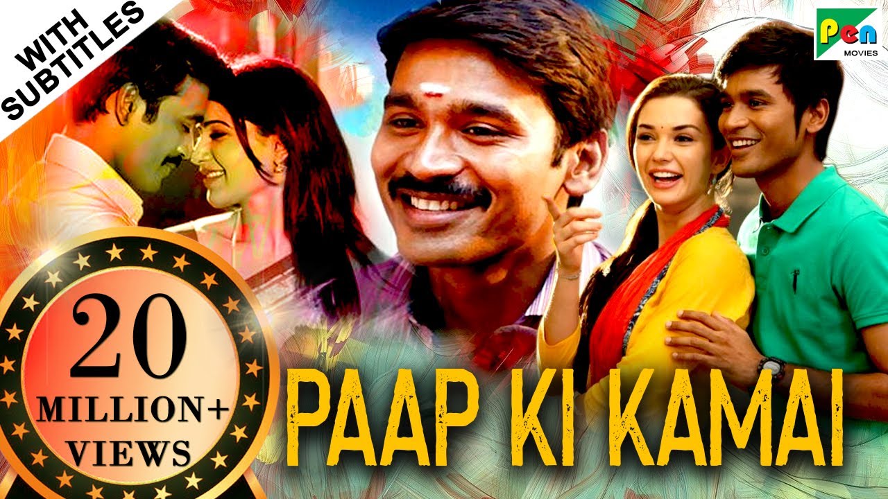 Paap Ki Kamai (HD) Full Hindi Dubbed Movie | Thanga Magan | Dhanush, Samantha, Amy Jackson