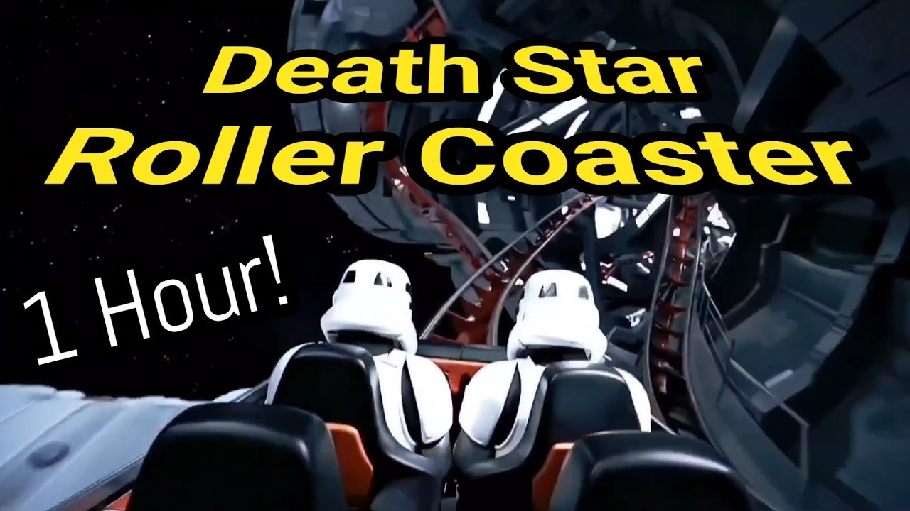 1 Hour Roller Coaster in the Death Star | Relaxing Study & Focus Ambience