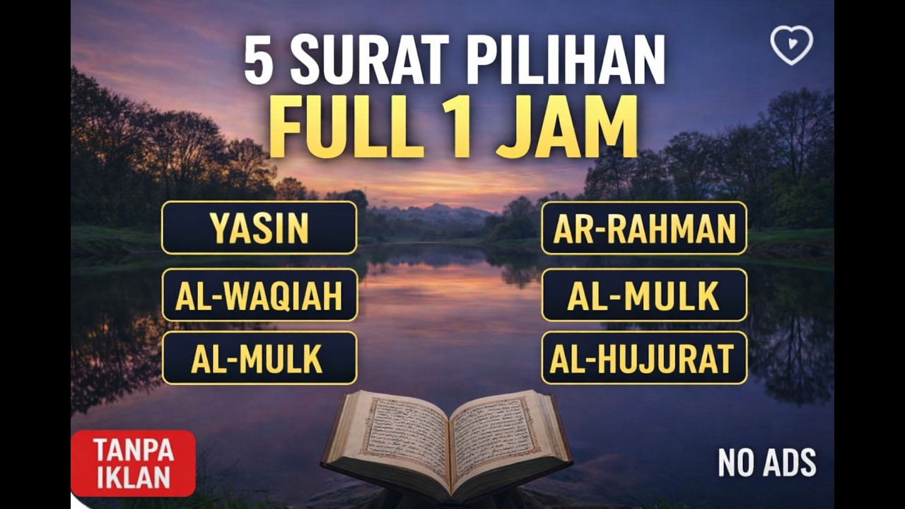 Dengarkan Setiap Pagi, Rasakan Keajaibannya: 5 Surat Pilihan Merdu