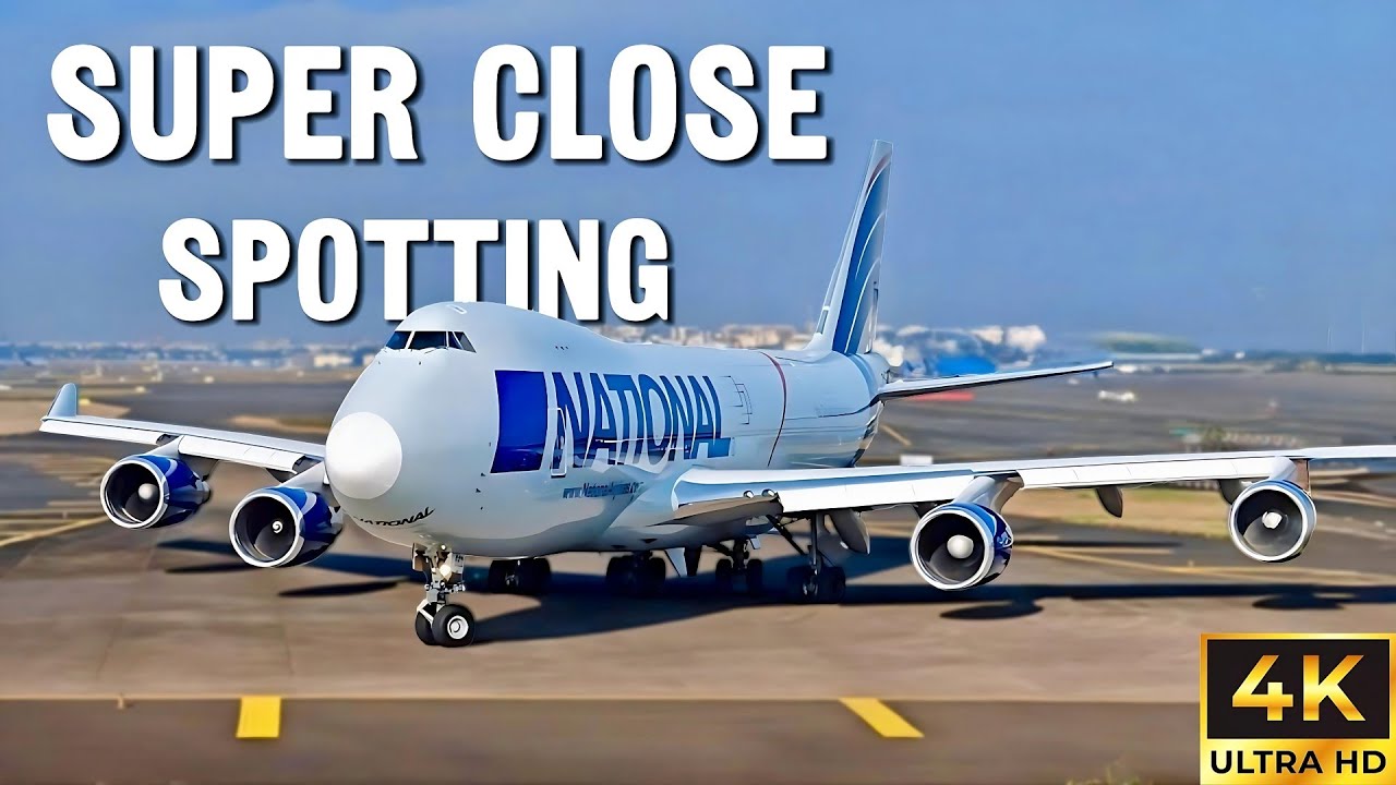 Incredible Close View of Boeing 747 Takeoff | National Airlines | Mumbai Airport 2025