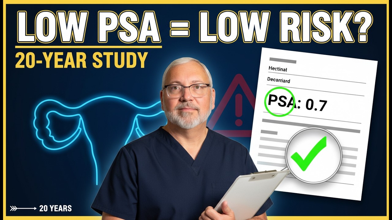 158 PSA Screening in Your 40s & 50s: What Low Levels Really Mean for Long-Term Risk