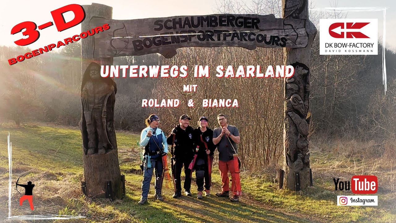 Im Schaumberger Bogenparcours...