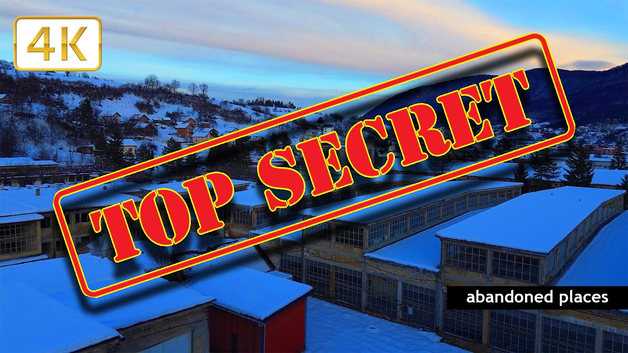 You’re Not Supposed to See This: Abandoned Bosnian War Military Base DRONE 4K video