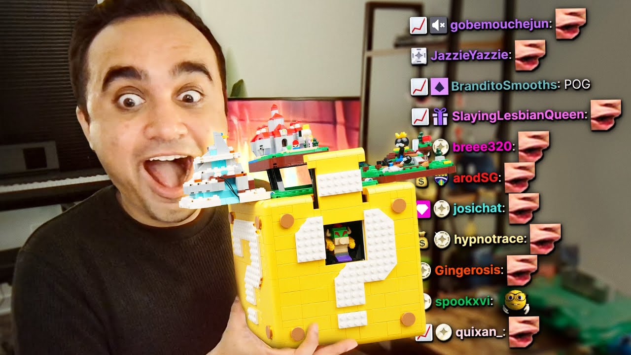 I built a HUGE Mario LEGO set with Chat!
