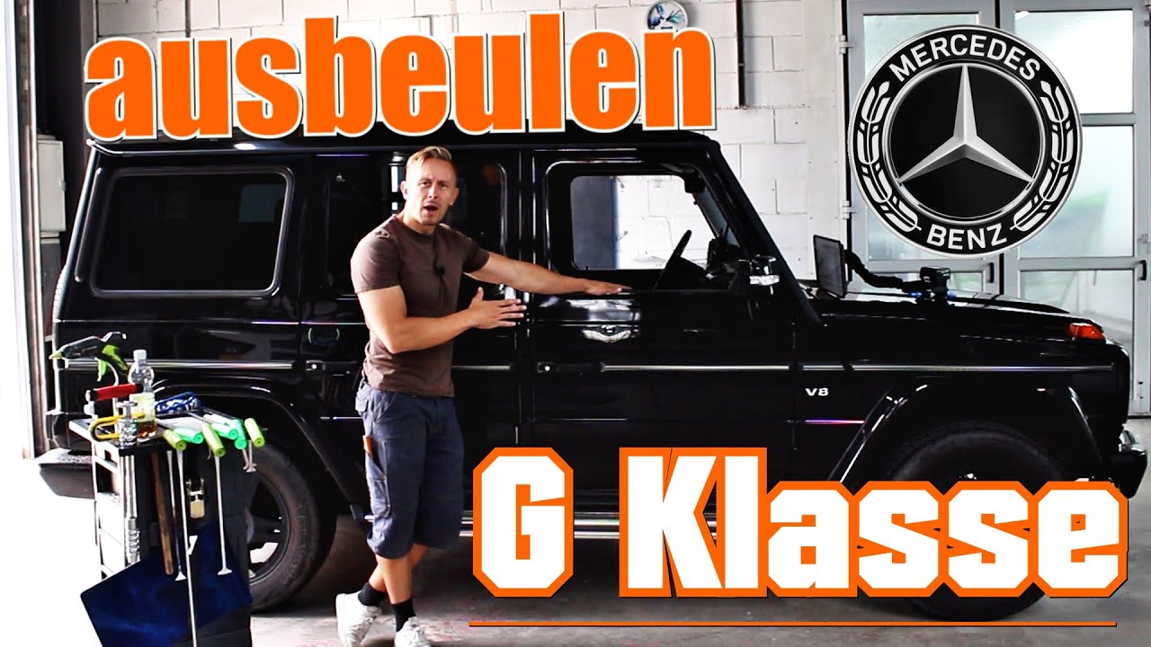 Dellen entfernen | Mercedes G Klasse | Klebe Challenge | Ausbeultechnik Ullrich