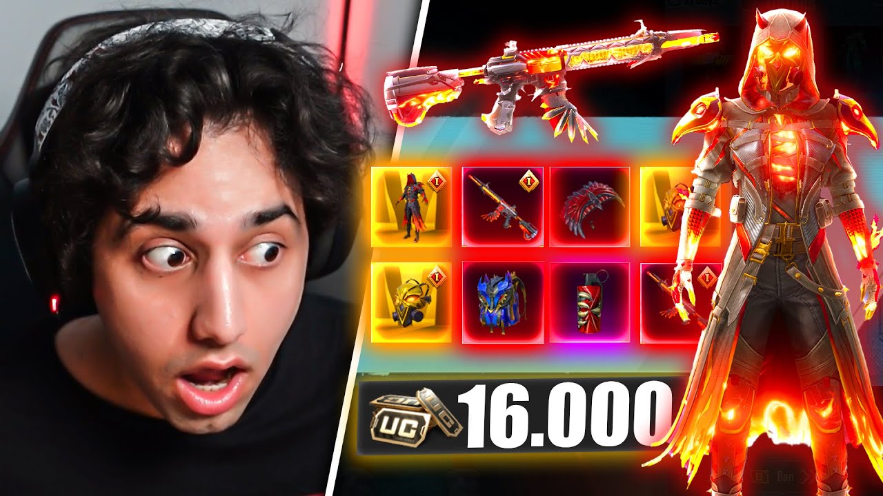 FLAMEWRAITH SPIN 😱 اولین ست مجستیک پابجی