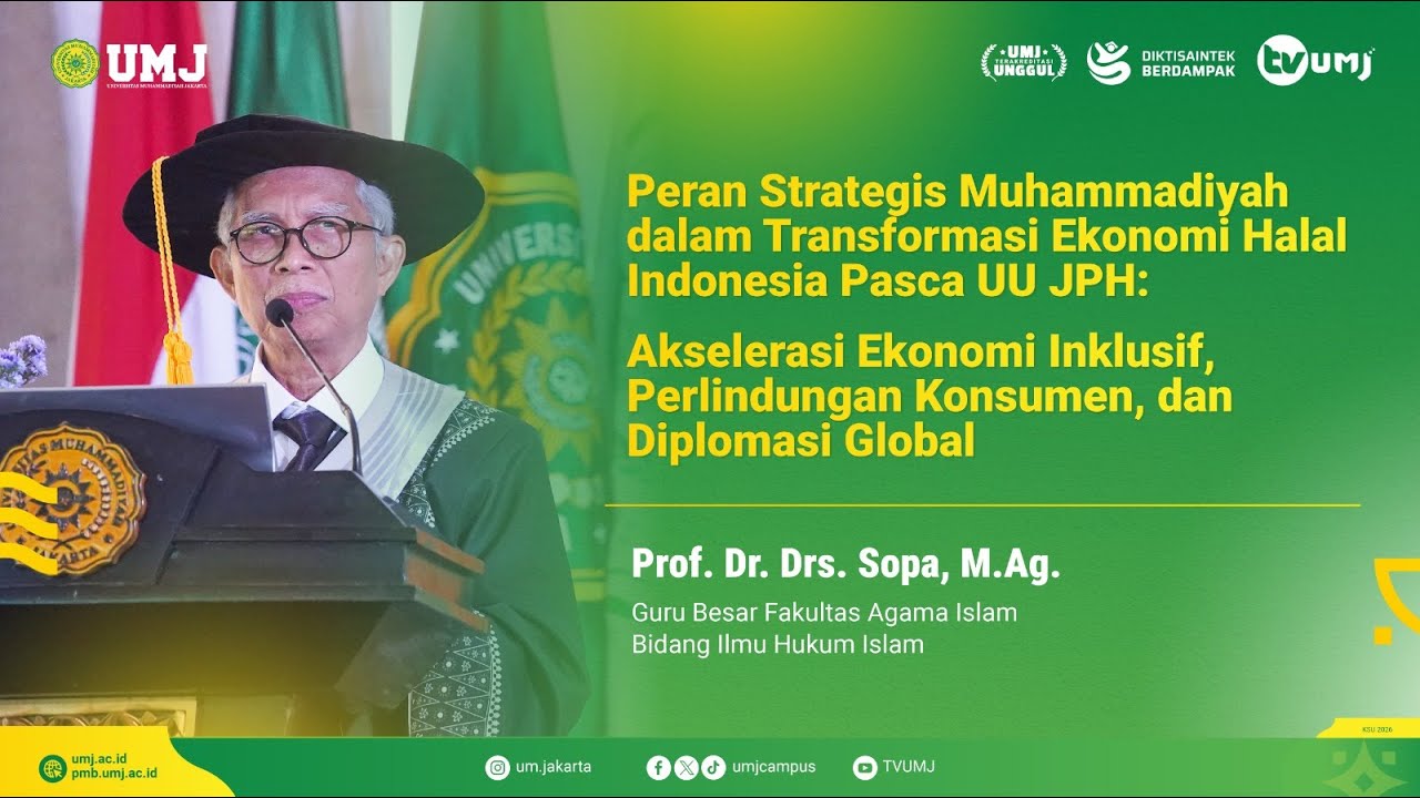 Orasi Ilmiah Prof. Dr. Drs. Sopa, M. Ag.