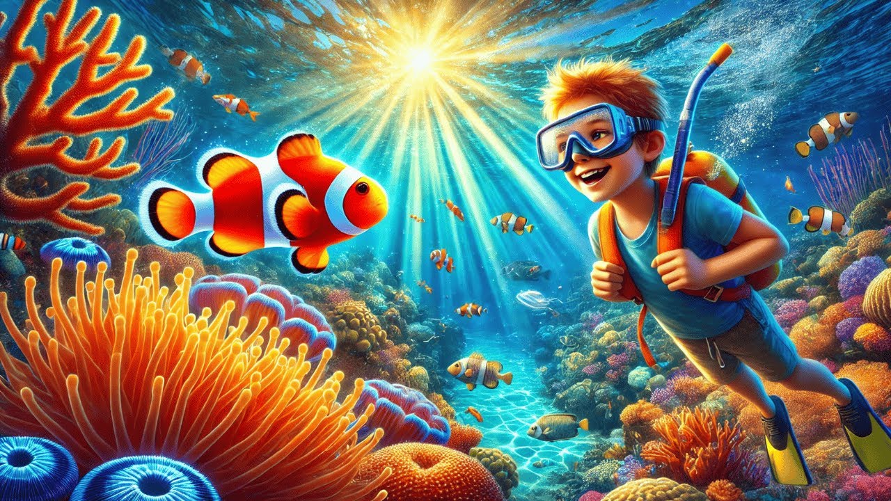 🐠 Ontdek de kleurrijke anemoonvis en zijn bijzondere huis! 🌊✨ | Leuke Dieren voor Kinderen!