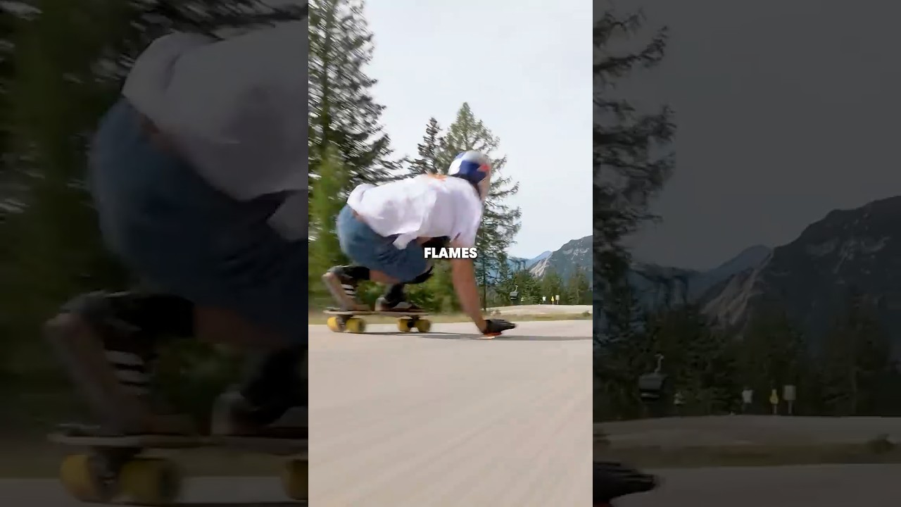 Skateboarding At 100km/h 🔥
