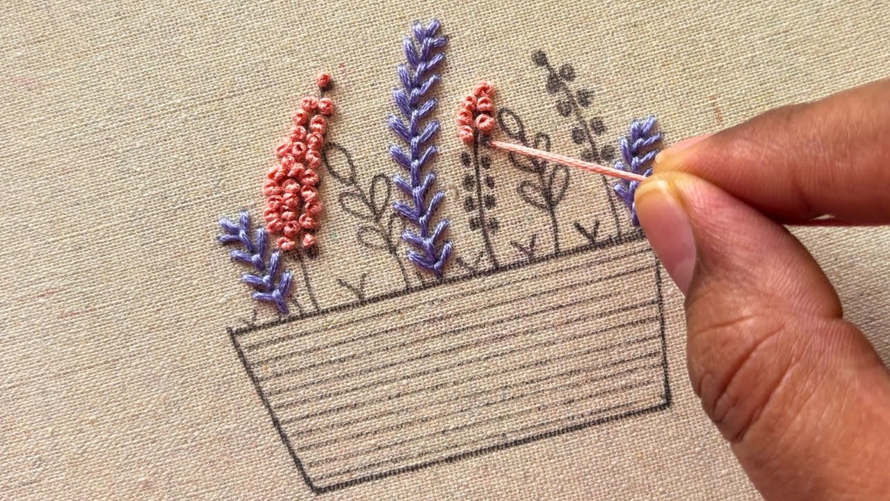 New flower embroidery designs|hand embroidery design|embroidery stitches by hand