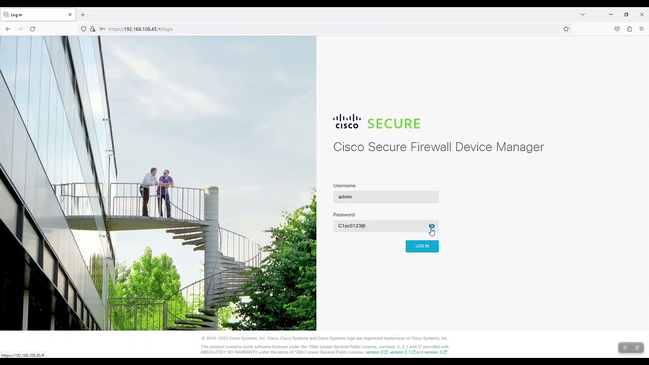 Install Cisco firepower threat defense FTP in vmware workstation step by step for CCNP Security.