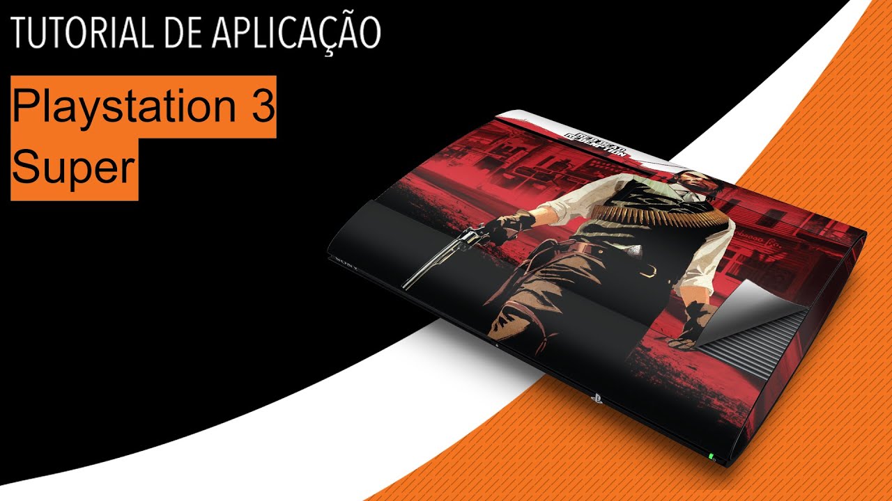 SKIN PS3 SUPER SLIM - Tutorial de Aplicação - Pop Arte Skins