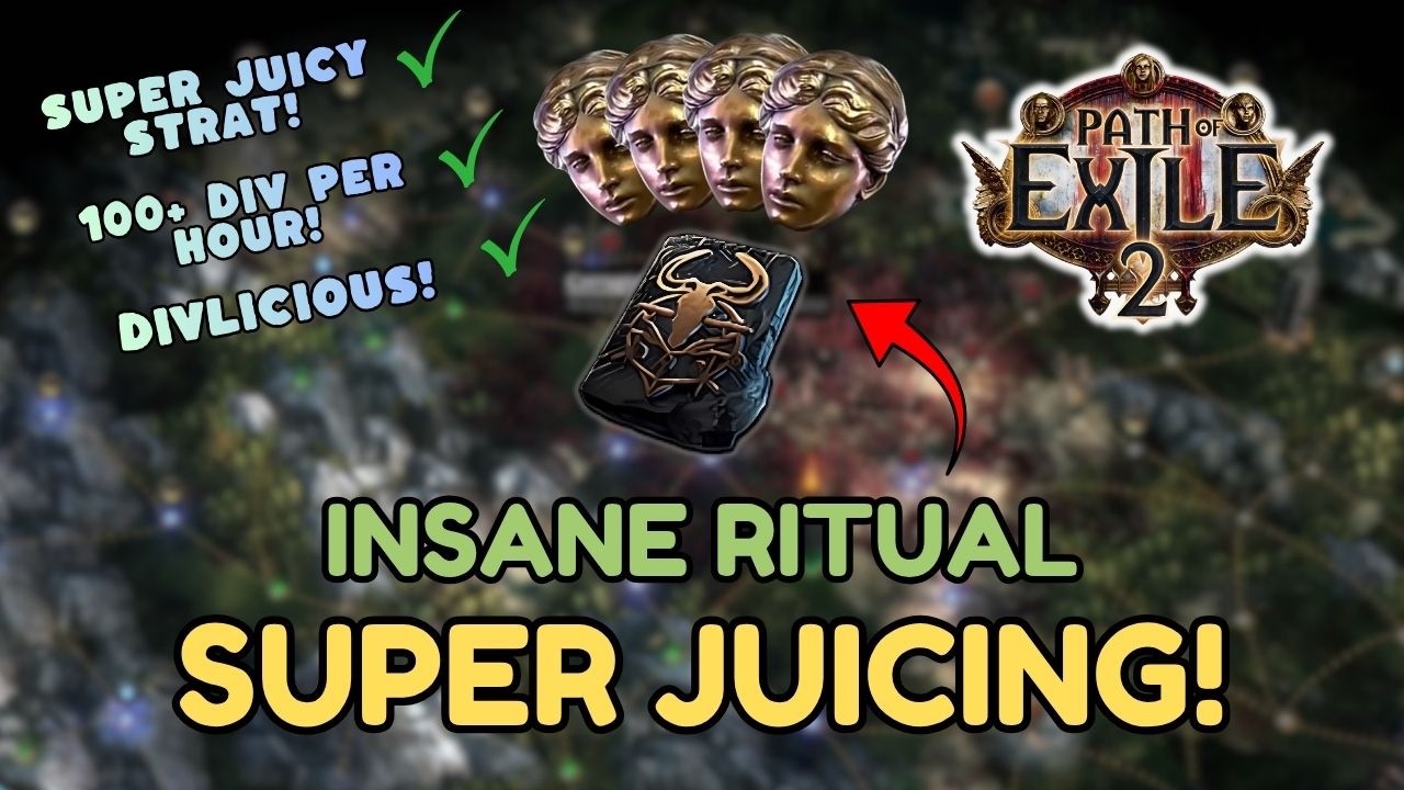 290 Divines off 12 Maps?! INSANE Ritual Juicing! Path of Exile 2