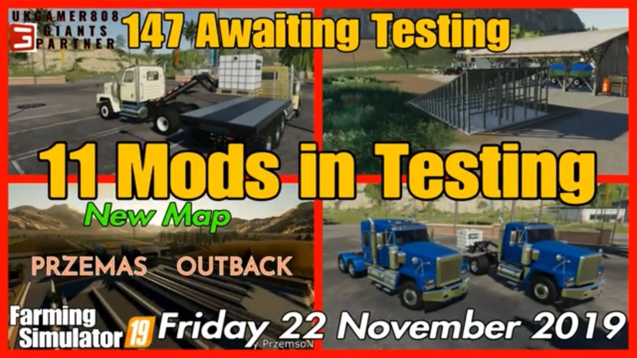 Mods in Testing list fs19 Mod hub Update New Mods fs19 #fs19modsreview