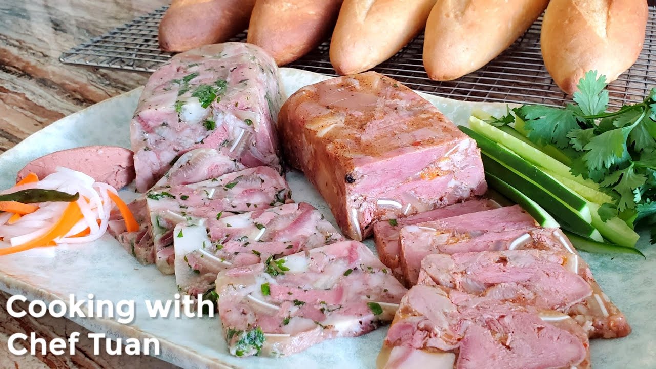 Head Cheese Banh Mi. #banhmi #giothu  Banh mi Giò thủ Vietnamese Charcuterie Pt. 2