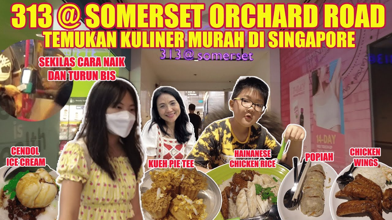 TEMUKAN KULINER MURAH HALAL DI SINGAPORE || FOOD REPUBLIC 313@SOMERSET ORCHARD ROAD || CARA NAIK BIS