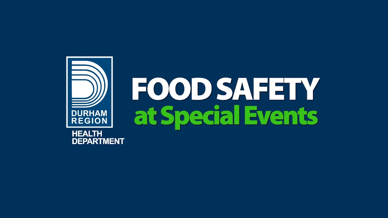 Food Safety at Special Events