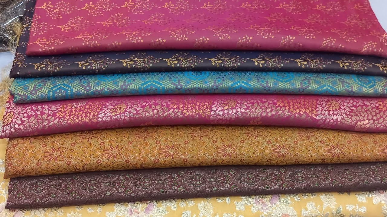 Brocket Banarasi silk suit design/ latest brocket fabric salwar kameez/ brocket Punjabi suit