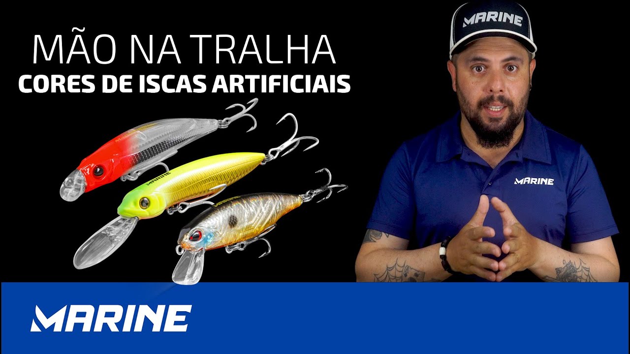 QUAL COR DE ISCA ARTIFICIAL ESCOLHER? -  DICA MÃO NA TRALHA - MARINE