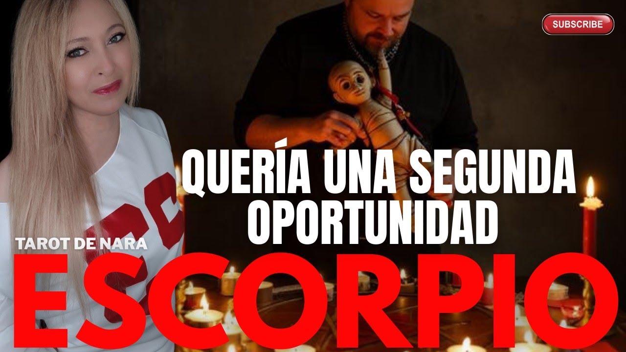 ESCORPIO♏¡TIENE ALGO MUY PERSONAL Y OSCURO CON TU ENERGÍA!QUERIA UNA SEGUNDA OPORTUNIDAD PARA DAÑAR!