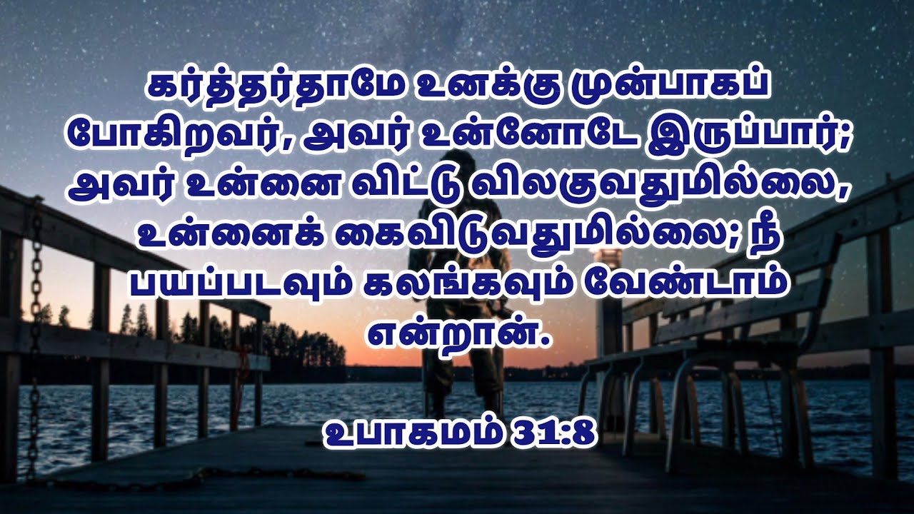 HE will go before you | கர்த்தர் உங்களுக்கு முன்பாகப் போவார் | Today's Living Manna Tamil | 