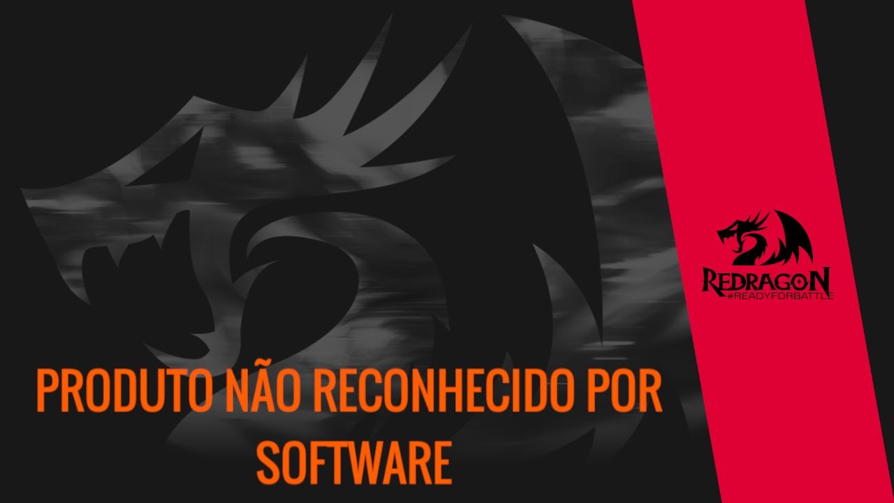 Software da Redragon não reconhece o produto ---  SOLUÇÃO