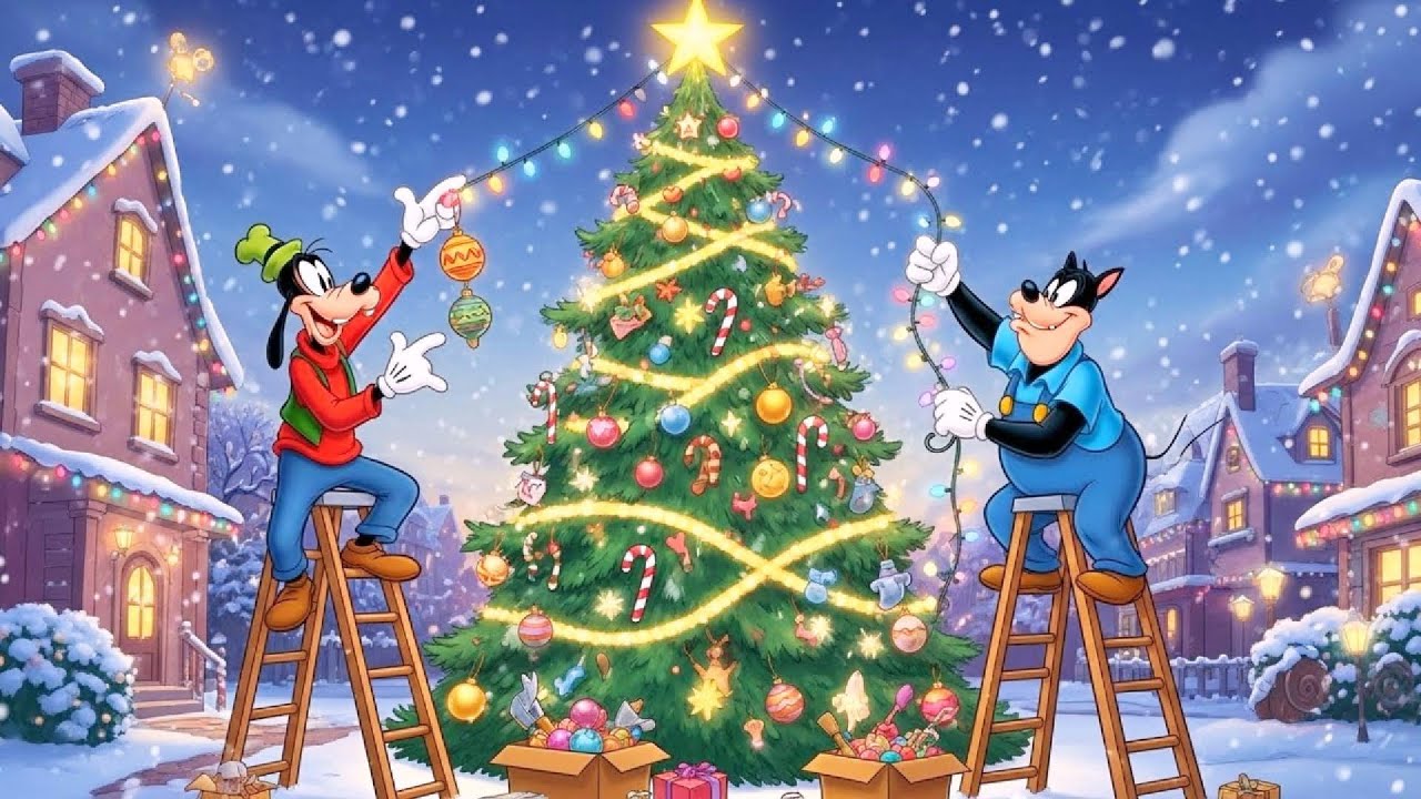 Goofy & Pete’s Giant Christmas Tree Glow-Up! 😲 Magical Lights, Ornaments & Holiday Chaos