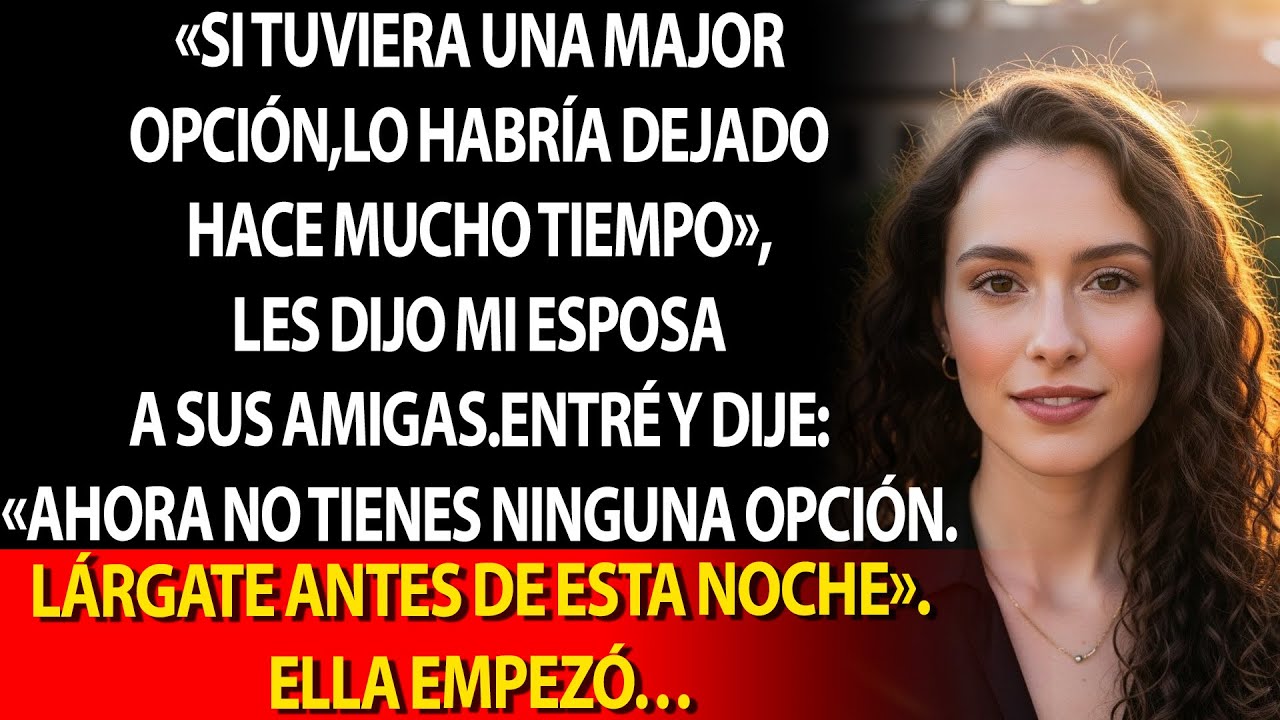 🗣️ Dijo: “Lo dejaría por algo mejor”.🔒 Mi respuesta cerró todas sus opciones ⚡