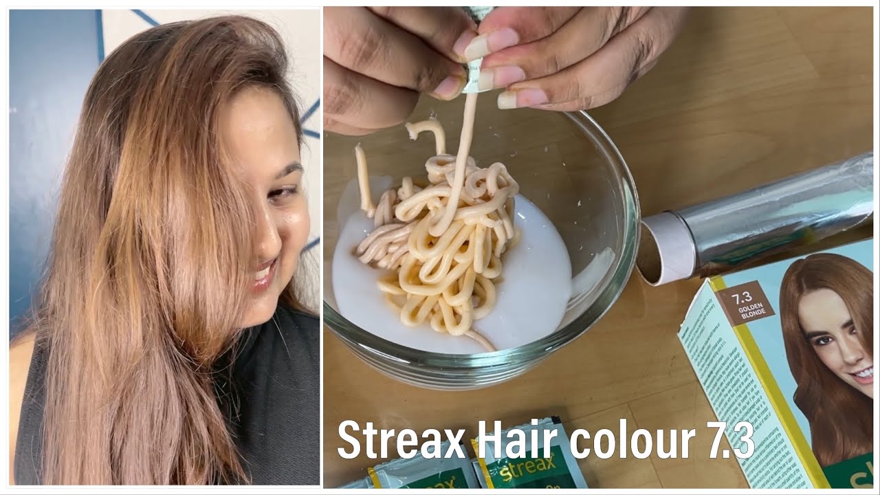 How to Color Your Hair at Home | Streax Hair Color 7.3 Golden Blonde | Step-by-Step Guide