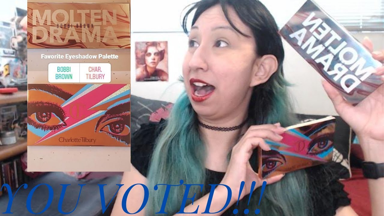 YOU VOTED!!! Bobbi Brown Molten Drama vs. Charlotte Tilbury The Icon Palette