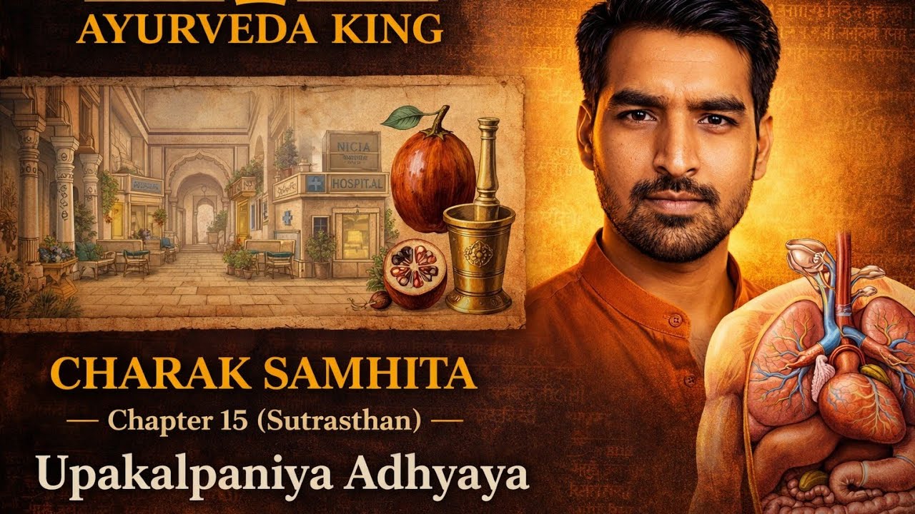 Charaka Sutra 15 Upakalpaniya Adhyaya | Hospital Management & Vamana Karma | BAMS & AIAPGET