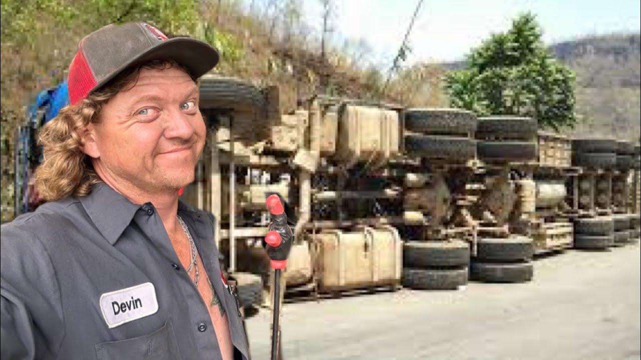 What happens to a semi when it rolls over 😬🤷‍♂️